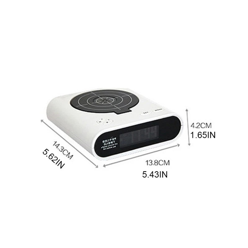 News 2021 Electronics Desk Clock Digital Alarm Clock Gadget Target-Laser shooting For Children's Alarm Clock Table Awakening